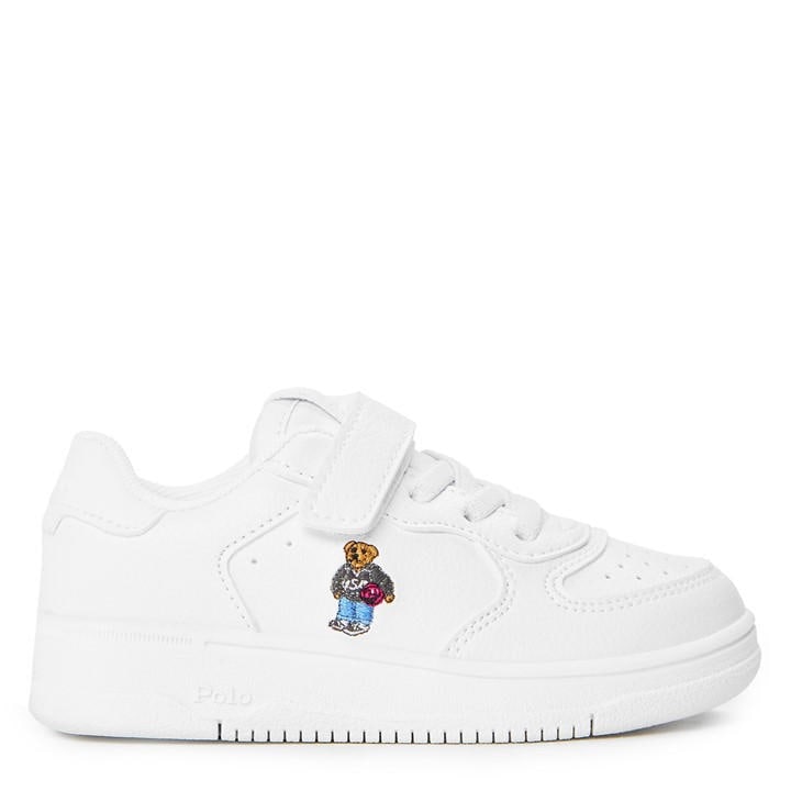 Polo Ralph Lauren  Kids White ' Low-Top Trainers - Size C7