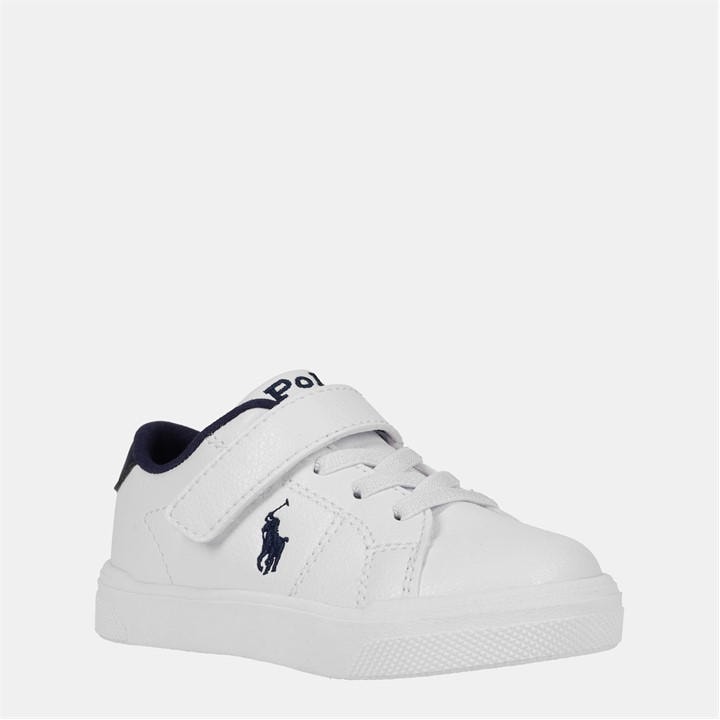 Polo Ralph Lauren Boys White Sutton Low-Top Trainers - Size C7