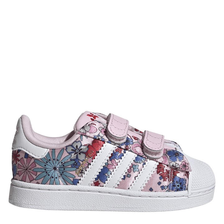 Adidas Originals Girls Pink Adidas Superstar Lib In62