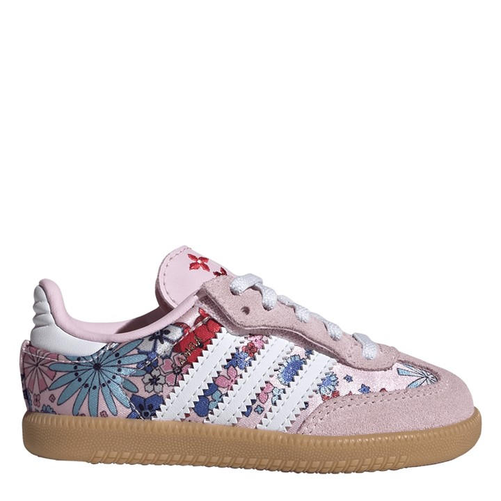 Adidas Originals Girls Pink Kids' Samba Og Lib Samba Low-Top Trainers