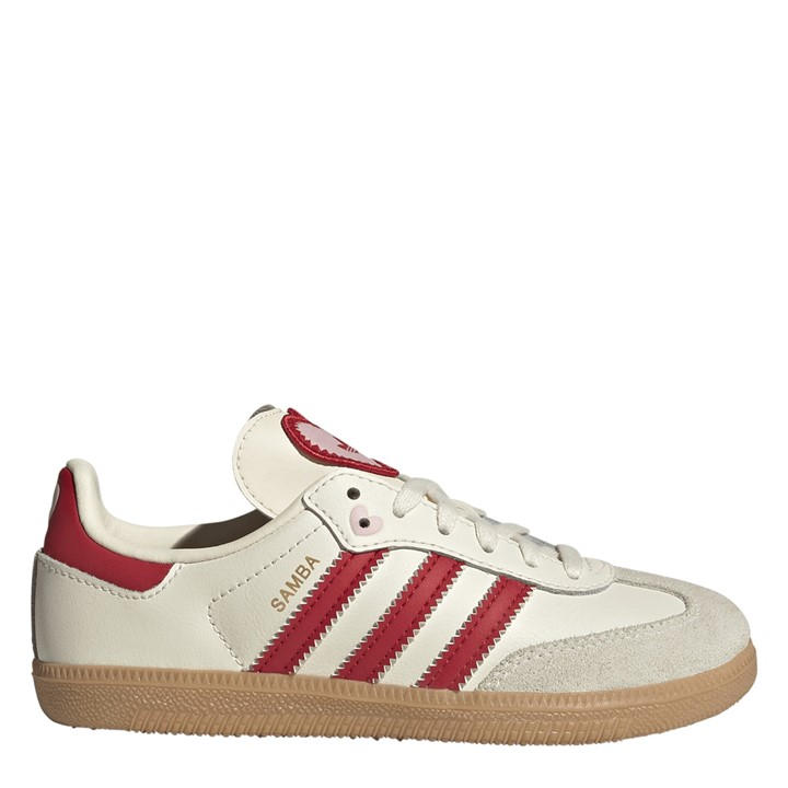 Adidas Originals Girls Cream Adidas Samba Og Val Ch62