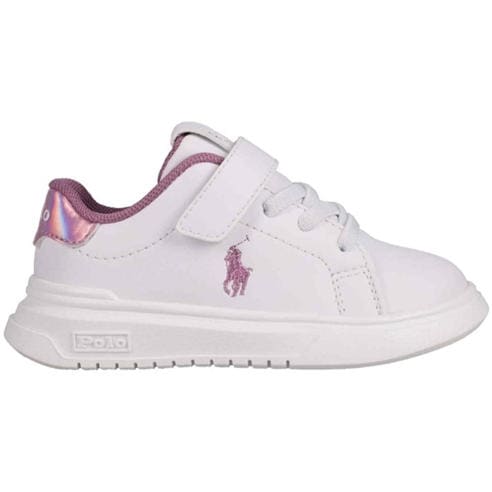 POLO RALPH LAUREN - Kids' Heritage Court II Leather Low-Top Trainers
