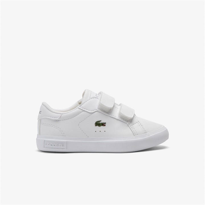 Lacoste Unisex Kids White Powercourt In63