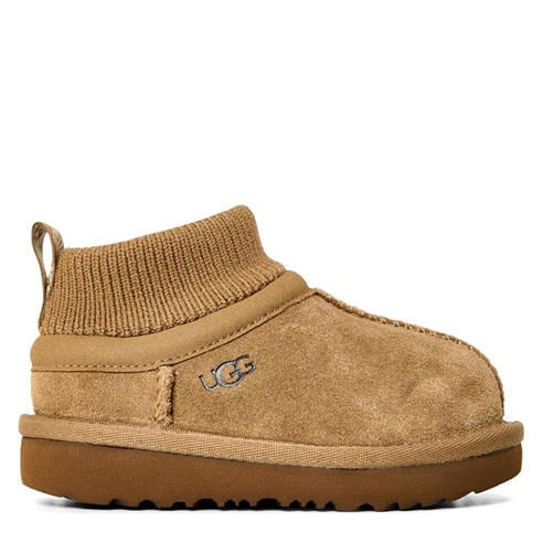 UGG - Kids' Stretch-Cuff Suede Snug Boots