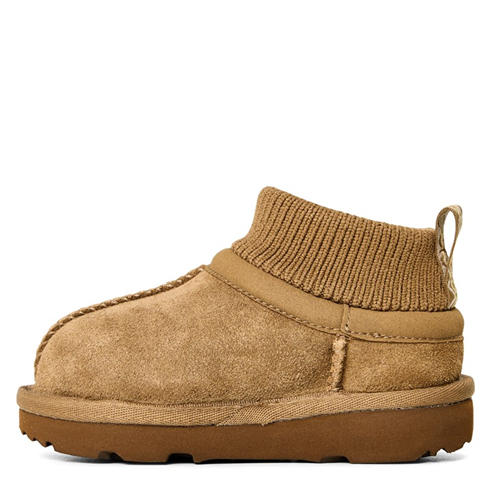 UGG - Kids' Stretch-Cuff Suede Snug Boots