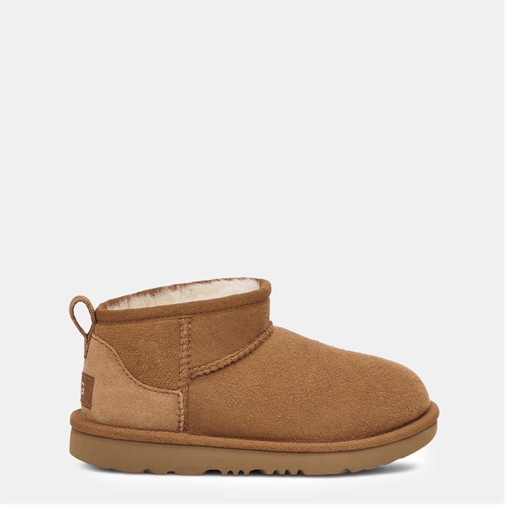 Ugg Unisex Kids Brown Classic Ultra Mini Kids C13