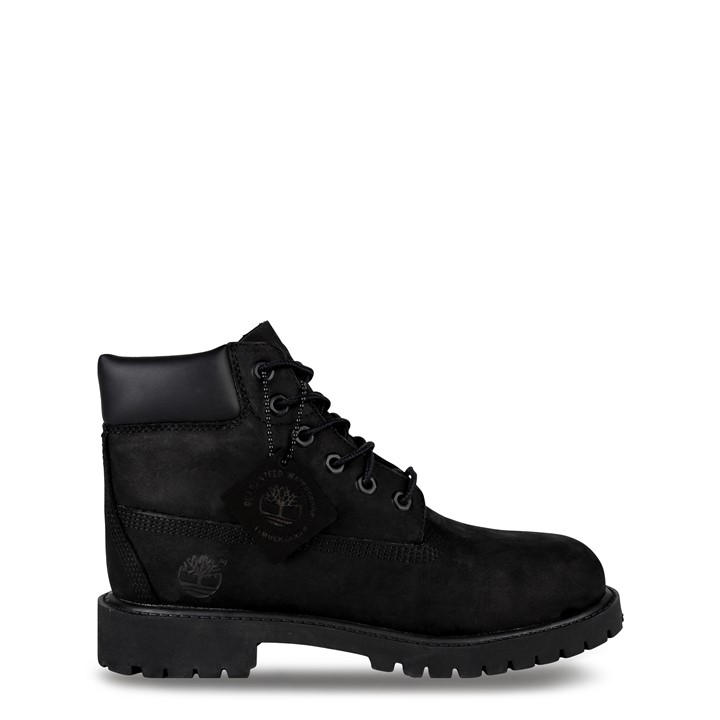 Timberland Boys Black ' 6-Inch Rugged Hiker Boots