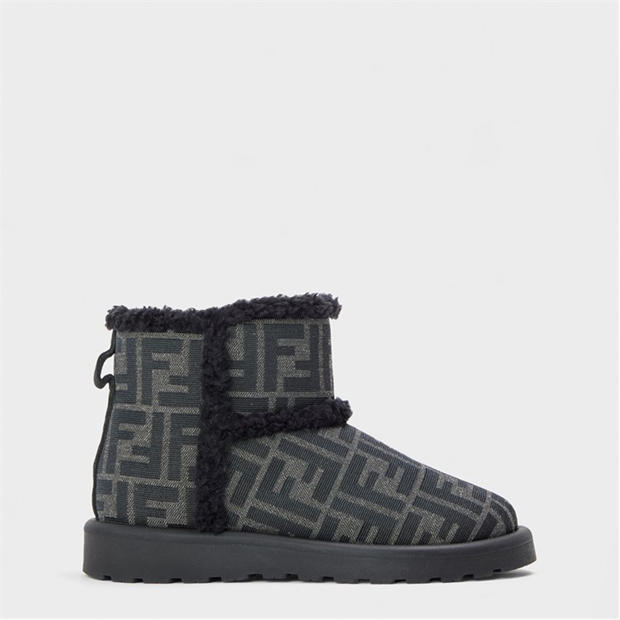Beige F1TPX - FENDI - Kids' Plush Snug Boots