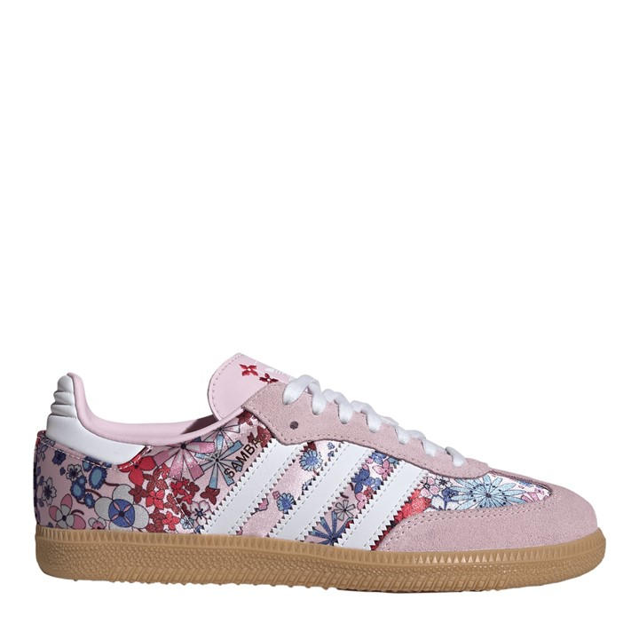 Adidas Originals Girls Pink Kids' Samba Og Lib Samba Low-Top Trainers