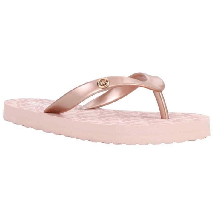 Michael Michael Kors Girls Pink Mmk Jinx Flip Flop Jn62