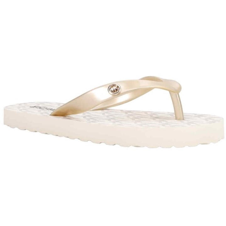 Michael Michael Kors Girls Gold Mmk Jinx Flip Flop Jn62
