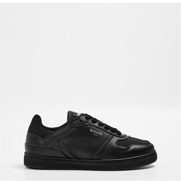 Mallet Boys Black Barnsley Trainers Juniors Size 1
