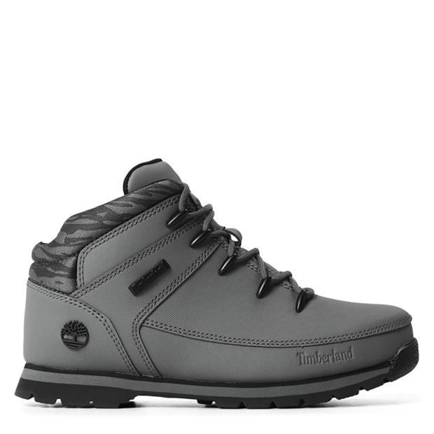 Black/Camo - Timberland - Kids' Euro Sprint Leather Hiker Boots