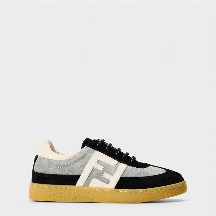 Fendi Unisex Kids Black Ff Trainers Juniors