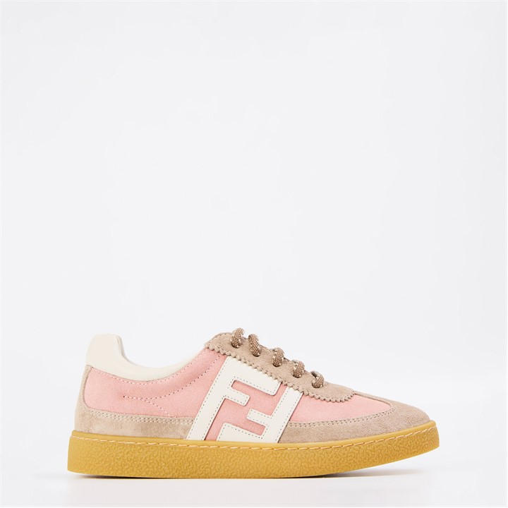 Fendi Unisex Kids Pink Ff Trainers Juniors