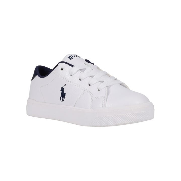 Polo Ralph Lauren Boys White Sutton Low Trainers Juniors Size 5