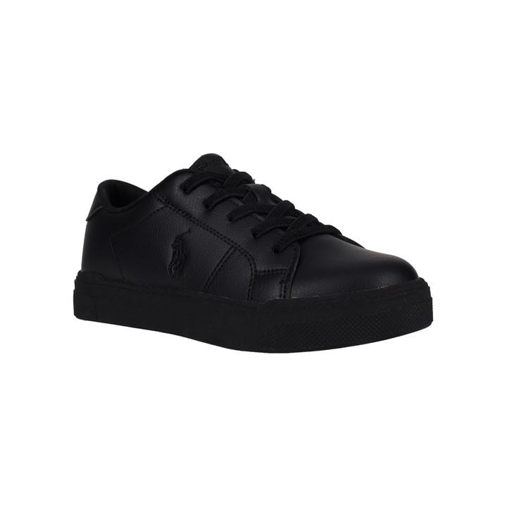 Polo Ralph Lauren Boys Black Sutton Low Trainers Juniors Size 4