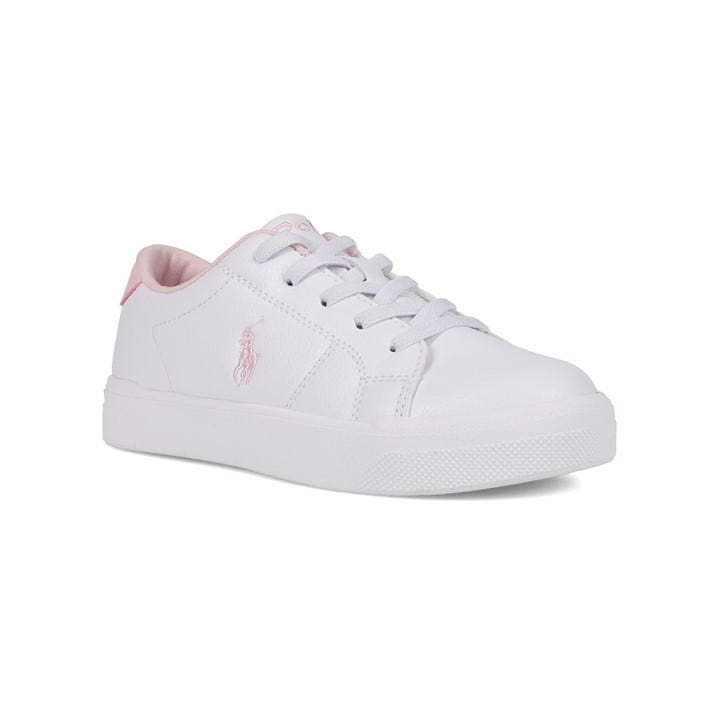 Polo Ralph Lauren Boys White Sutton Low Trainers Juniors Size 6