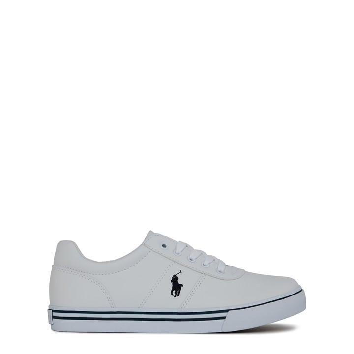 Polo Ralph Lauren Boys White Hanford Iii Low-Top Trainers - Size 5