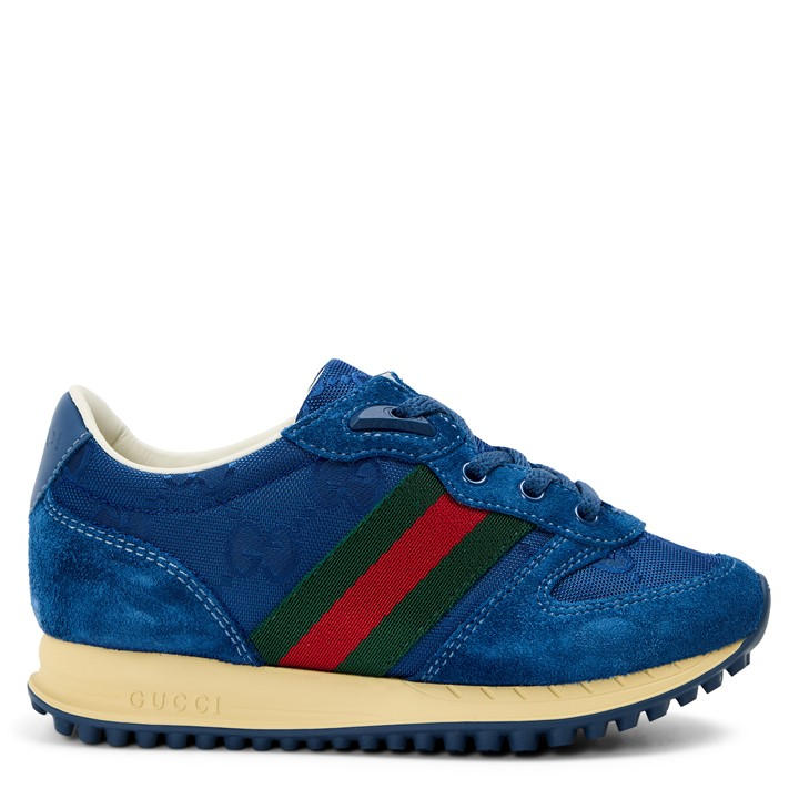 Gucci  Kids Blue ' Low-Top Trainers - Size C12.5