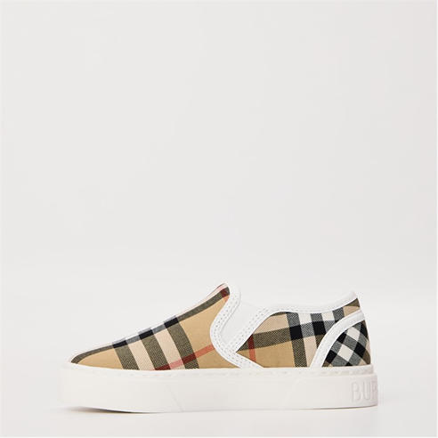 BURBERRY - Unisex Kids' Burb Kit Low-Top Trainers