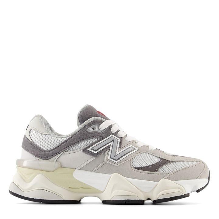 New Balance  Kids Grey 9060 Trainers Juniors - Size 4