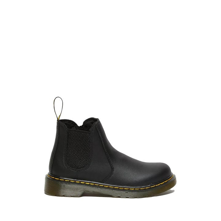 Dr Martens Boys Black 2976 Softy T Leather Chelsea Boot