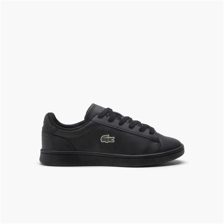 Lacoste Boys Black Carnaby Pro Trainers Junior Size 1