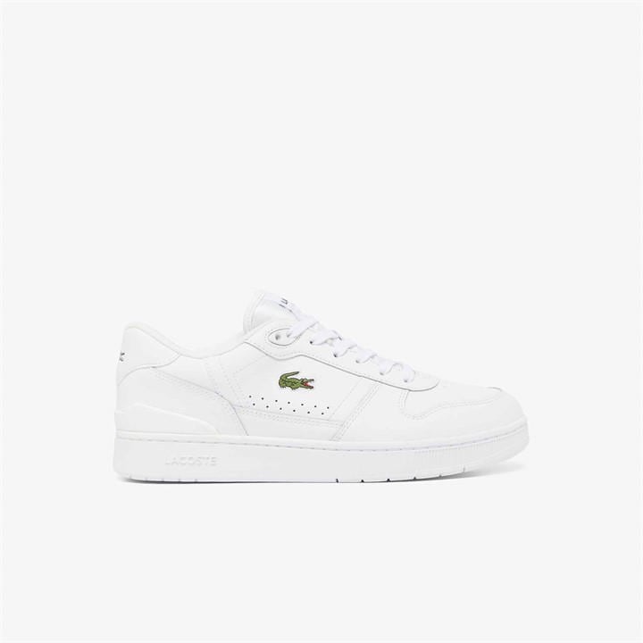 Lacoste Men's White Lace-Up Trainers Size 11