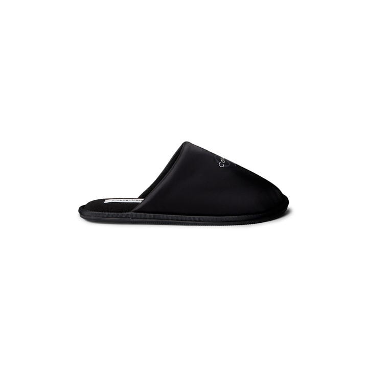 Calvin Klein Men's Black Ck L Mono Mule Slipp Sn54
