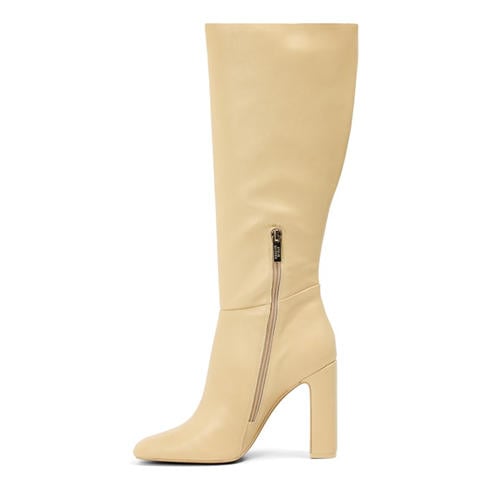 Steve Madden - Women's Ally Knee High Heeled Boot Slippers