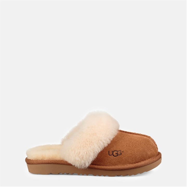 Ugg Boys’ Cozy Mule Slippers – Brown
