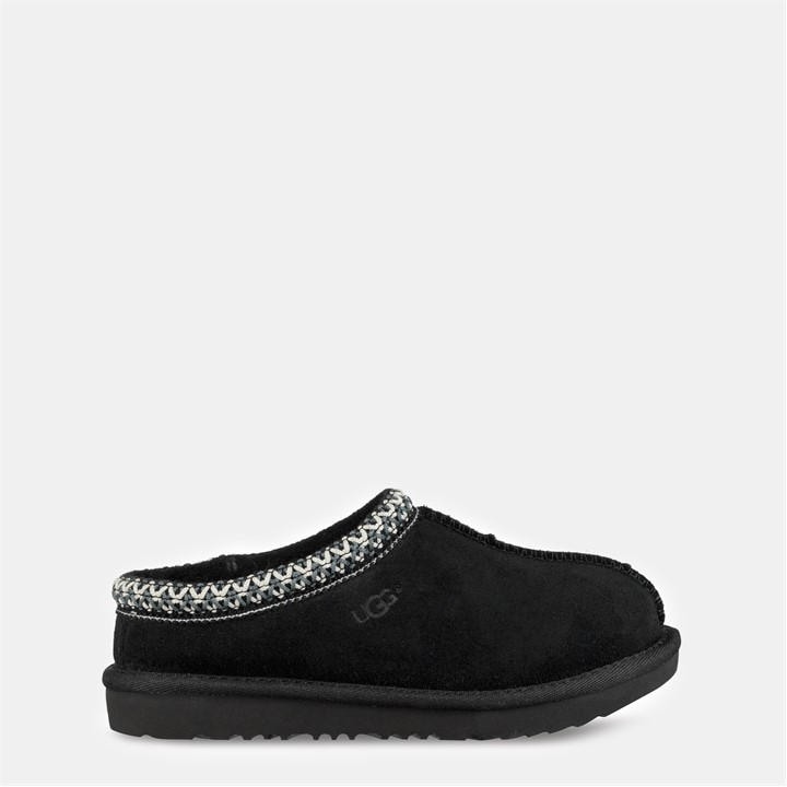 Ugg Unisex Kids Black Childs Tasman Slippers Size 2