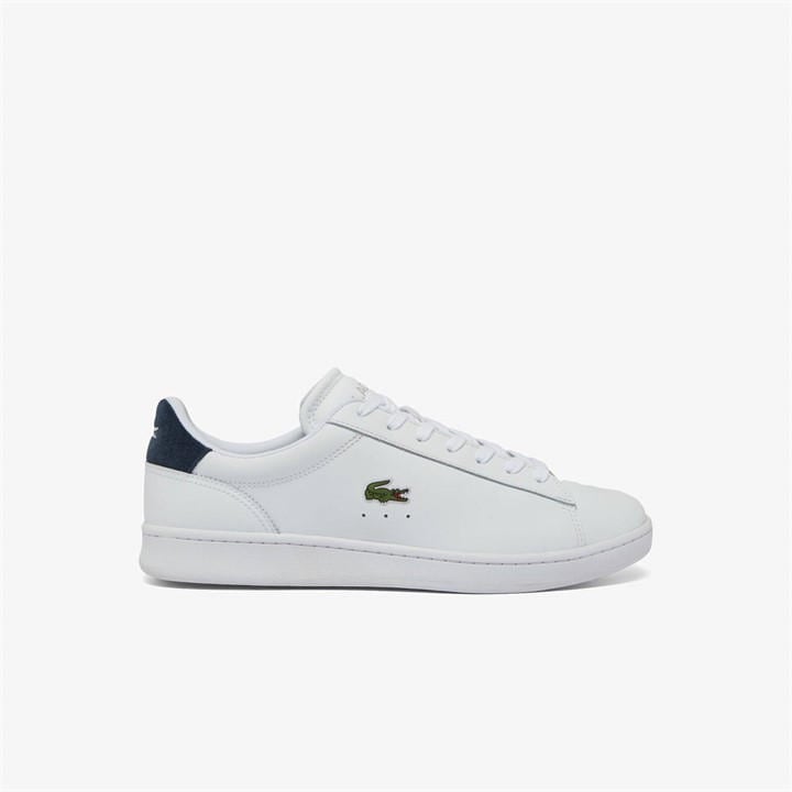 Lacoste Men's White Carnaby Lace-Up Trainers Size 11