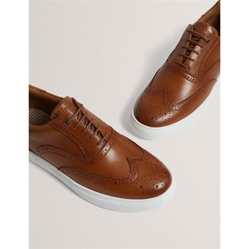 Ted Baker - Men's Brogue Leather Platform Trainers