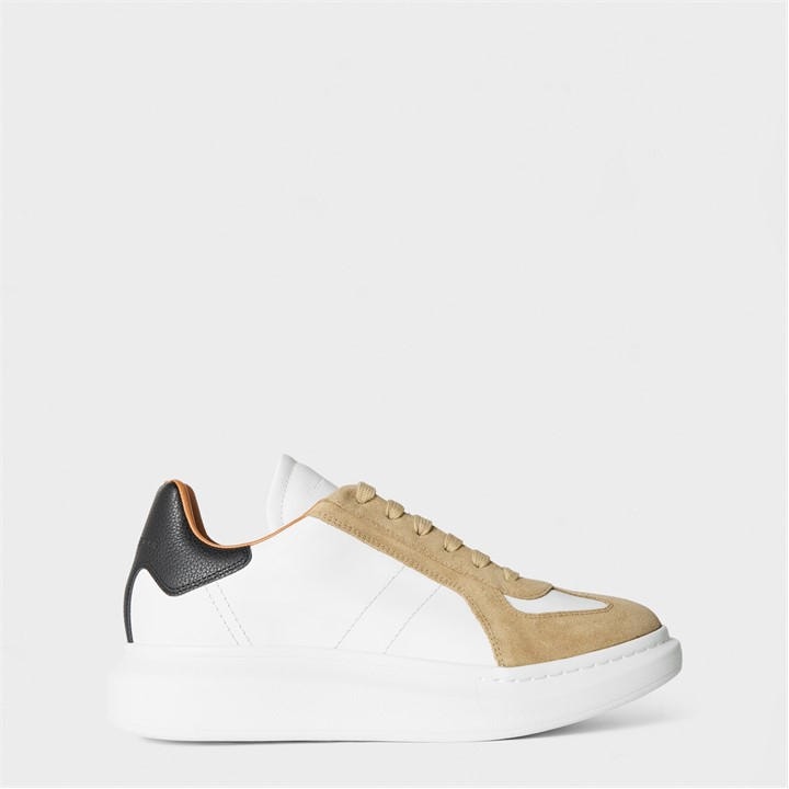 Alexander Mcqueen Men's White Chunky Trainers - Size 7