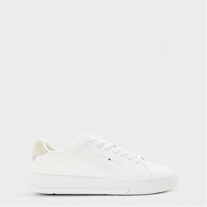 Tommy Hilfiger Men's White Tommy Court Ess Trnr