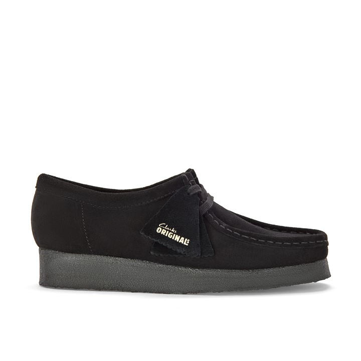 Clarks Originals Men's Black Wallabee Moc Toe Formal Shoes