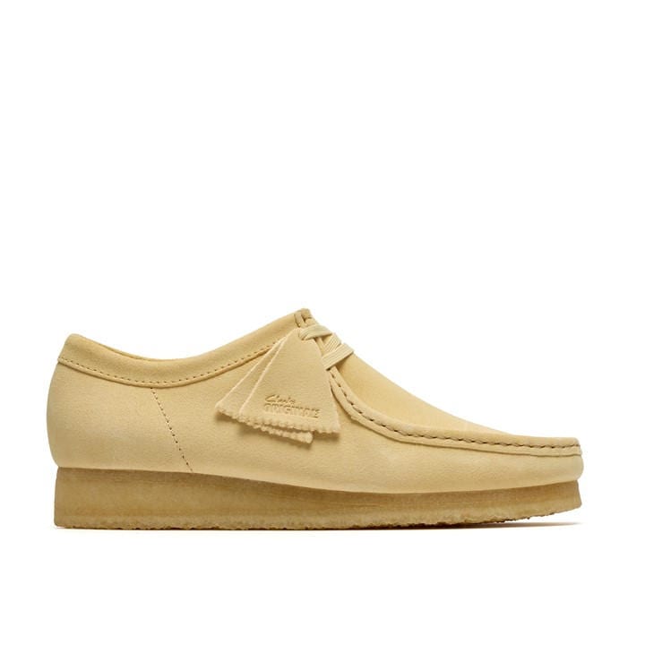 Clarks Originals Men's Beige Wallabee Moc Toe Formal Shoes