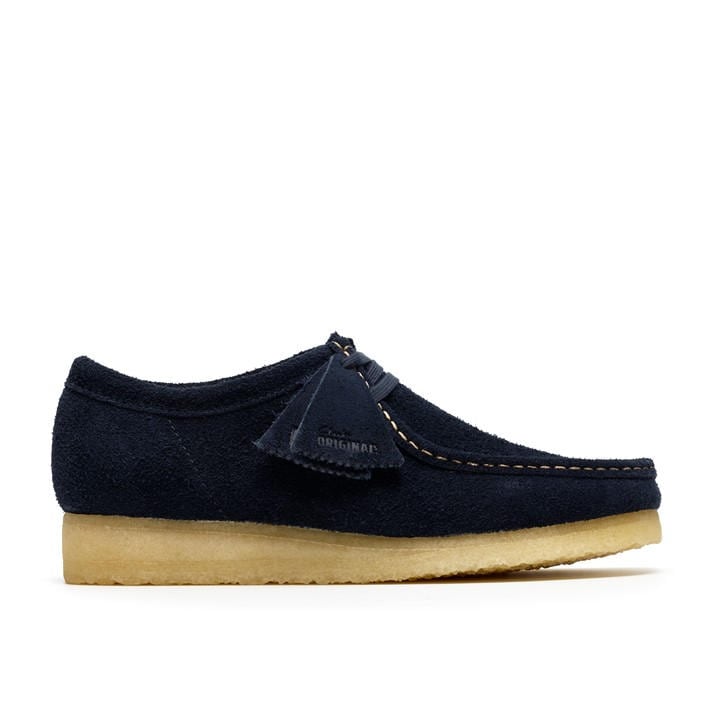Clarks Originals Men's Blue Wallabee Moc Toe Formal Shoes