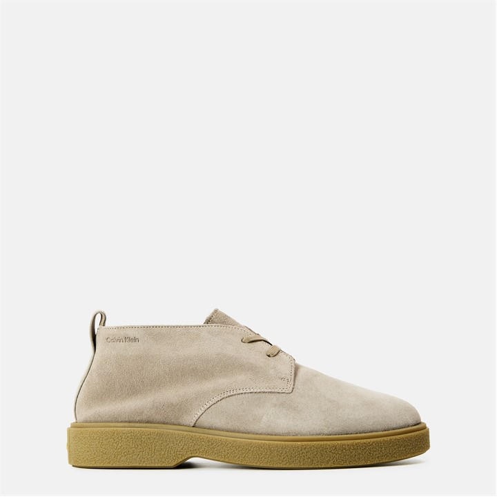 Calvin Klein Men’s Suede Desert Boots – Beige