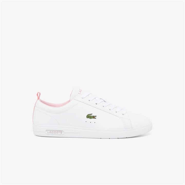 Lacoste Women's White Low Top Trainers Size 8
