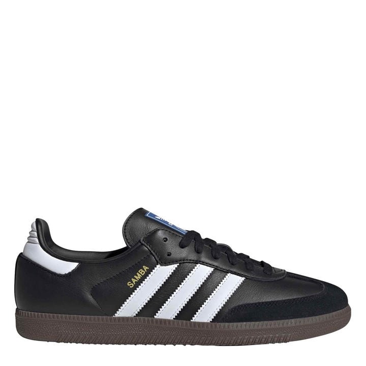 Adidas Originals Men's Black Samba Og Trainers - Size 8.5