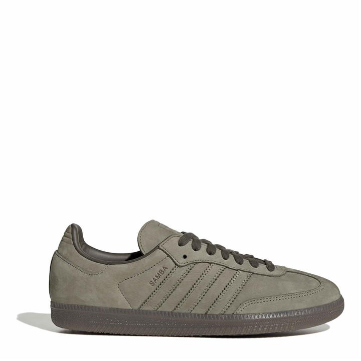 Adidas Originals Men's Green Samba Og Trainers - Size 8.5