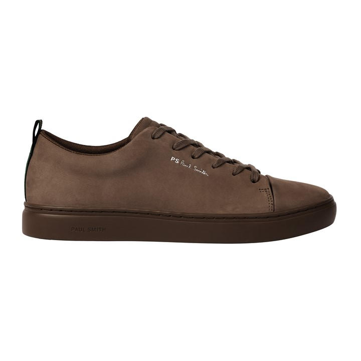 Ps Paul Smith Men's Beige Lee Leather Trainer Size 11