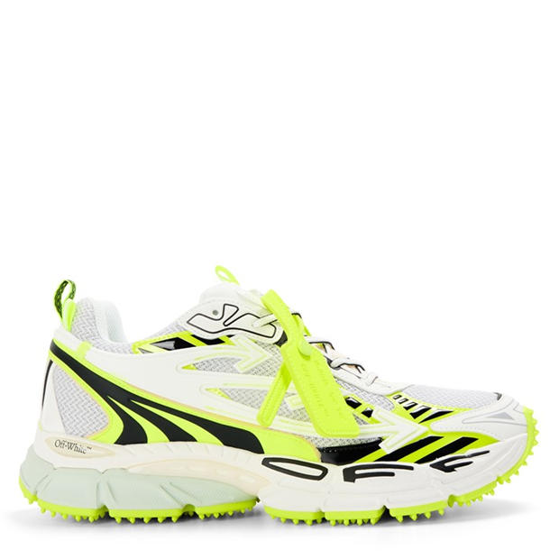 Silv/Green Fluo - OFF WHITE - Men's Be Right Back Low-Top Trainers