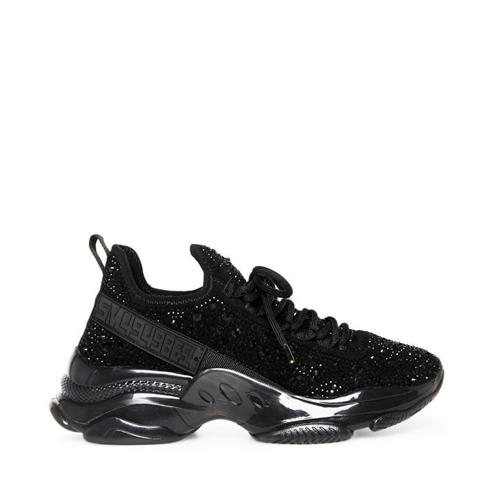 Steve Madden Women's Black Maxima-R Trainers Size 3