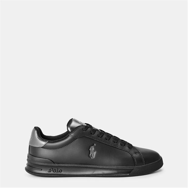 White/Navy - Polo Ralph Lauren - Men's Heritage Court Low-Top Trainers