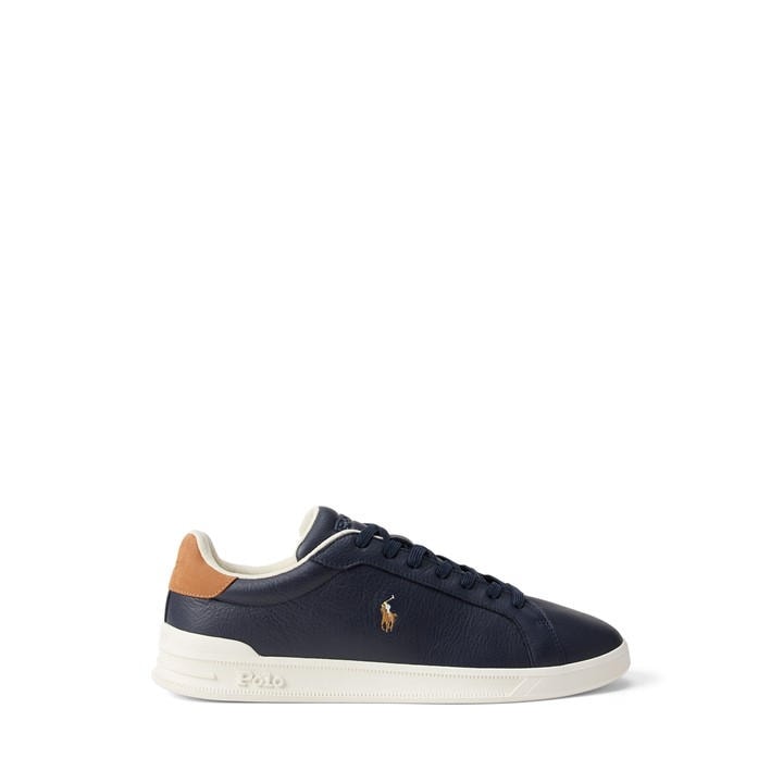 Polo Ralph Lauren Men's Blue Heritage Court Low-Top Trainers - Size 11