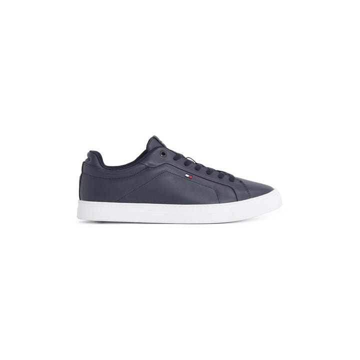 Tommy Hilfiger Men's Blue Icon Court Lth Flag Ess